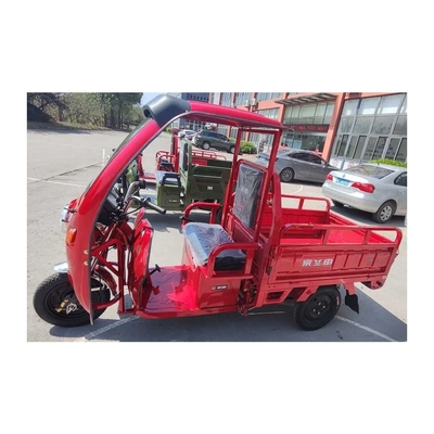 Sistema di frenatura a tamburo anteriore a tamburo posteriore Camione elettrico a scarico triciclo Motociclo per miniere