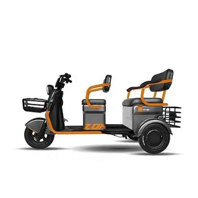 E-Trikes per adulti a due posti Tricicli elettrici aperti per 3 passeggeri Velocità massima 30-50Km/h
