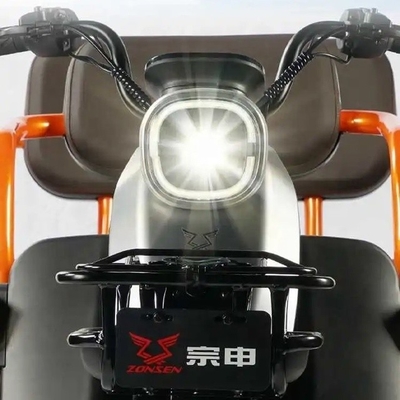 E-Trikes per adulti a due posti Tricicli elettrici aperti per 3 passeggeri Velocità massima 30-50Km/h