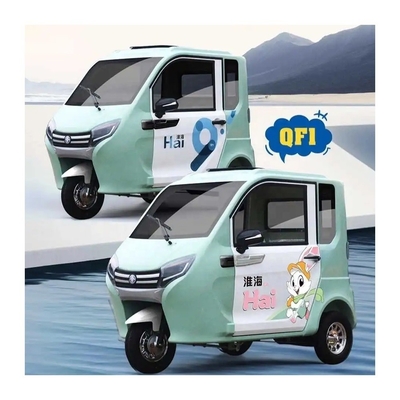 Scooter elettrico a tre ruote per adulti con cabina e chilometraggio da 50-70 km