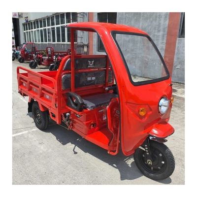 1980 mm di passo triciclo elettrico con cabina chiusa e sospensione posteriore a molla 6