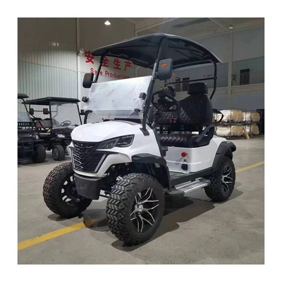 Carro da golf elettrico a 4 posti Posizione in piedi del carrello di coda 48V LiFePO4 batterie al litio