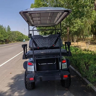 Carro da golf elettrico a 4 posti Posizione in piedi del carrello di coda 48V LiFePO4 batterie al litio