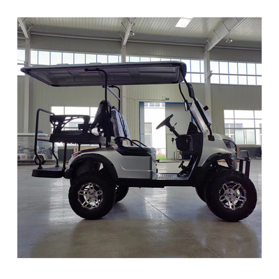4 ruote a trazione 4 posti carrello elettrico da golf con spazio libero minimo di 100-150 mm